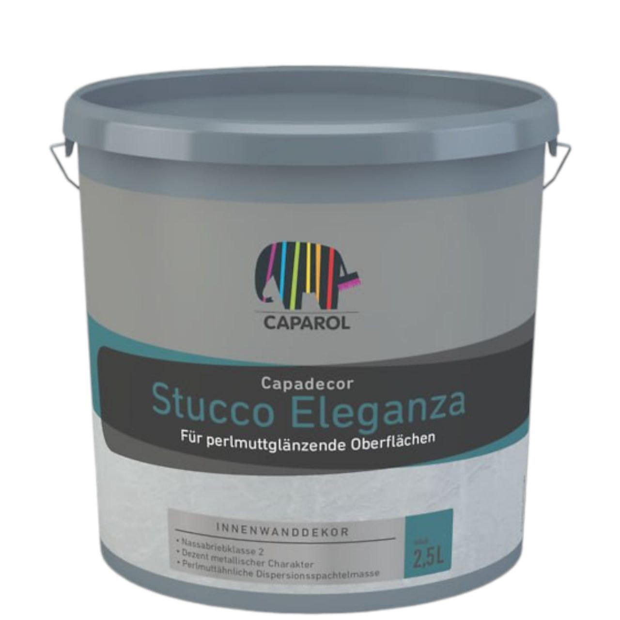 Stucco Eleganza Дисперсійна шпаклівка для отримання напів-глянцевої поверхні з металевим ефектом.