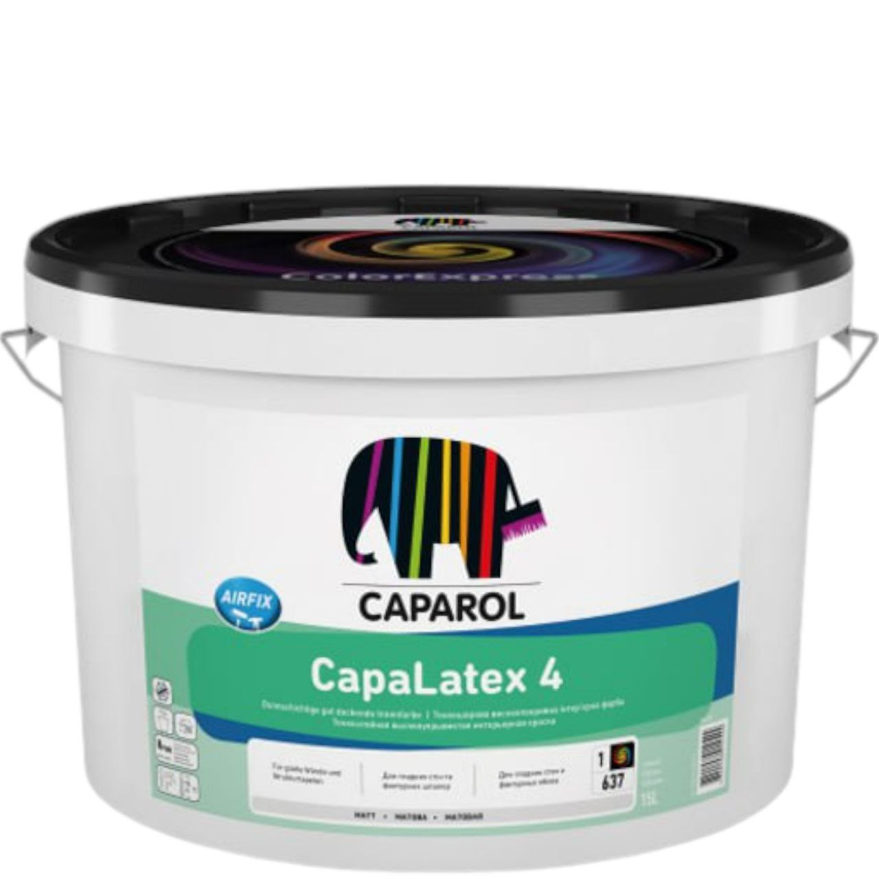 CapaLatex 4 Матова, стійка до миття ультратонка інтер'єрна фарба для створення міцних покриттів на гладких або фактурних основах в середині приміщень