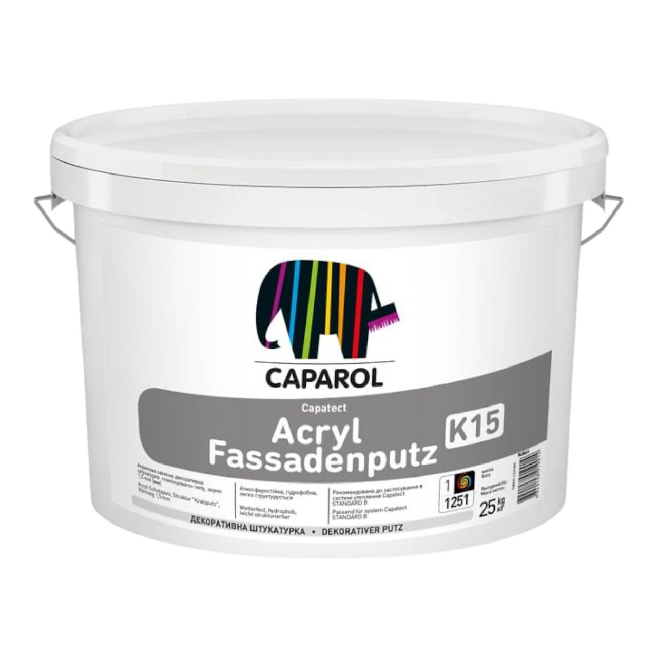 Capatect Acryl Fassadenputz К15 Акрилова декоративна штукатурка для зовнішніх і внутрішніх робіт
