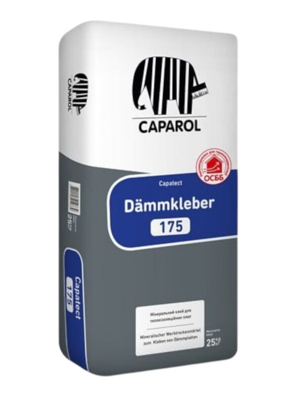 Capatect Standard Dämmkleber 175 Суха порошкоподібна мінеральна суміш для приклеювання плит з мінеральної вати та пінополістиролу