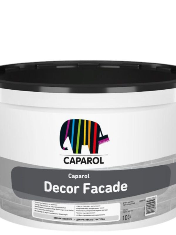 Caparol Decor Facade Суха декоративна мінеральна суміш для створення структурних та гладких покриттів всередині та зовні