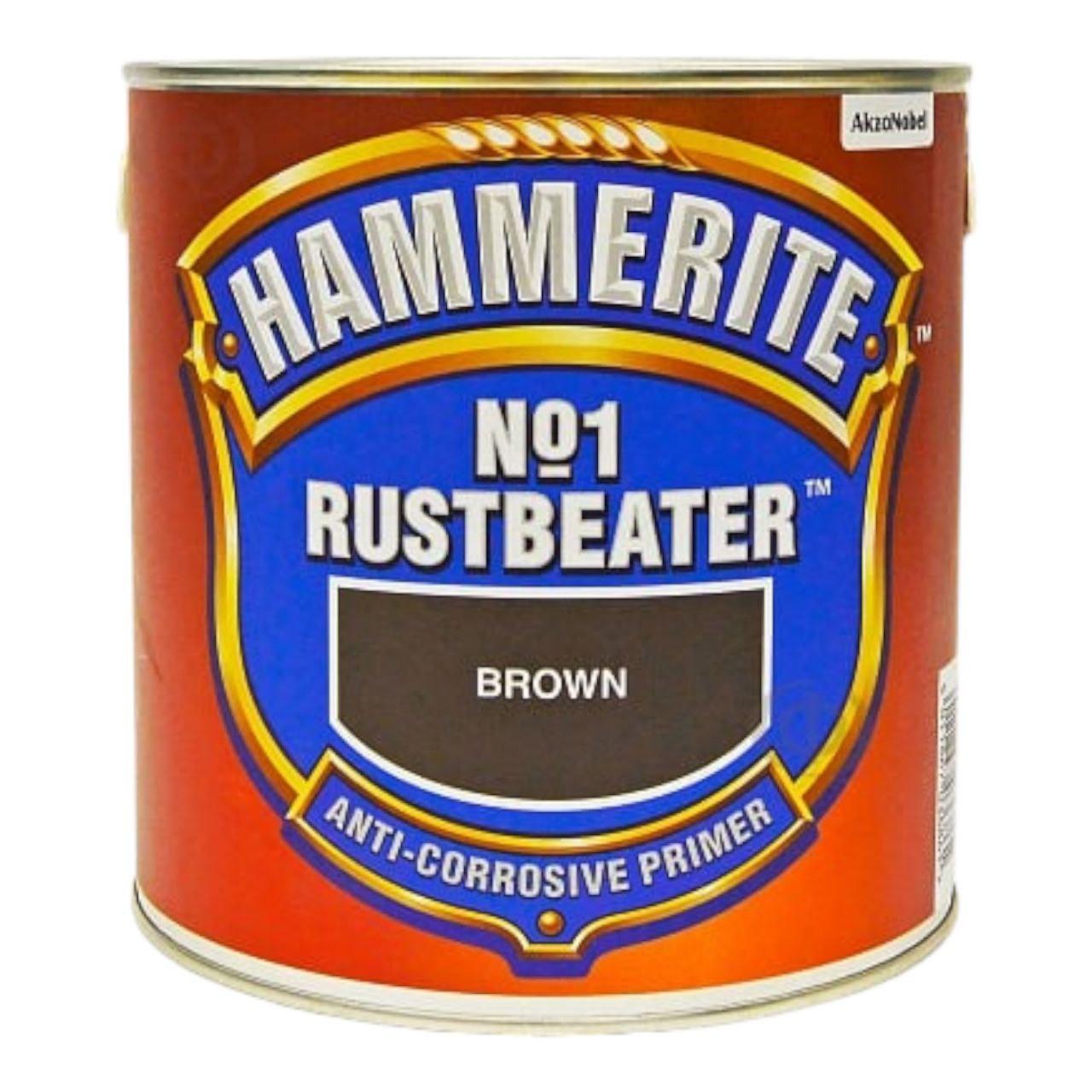 Ґрунт по металу Hammerite No.1 Rustbeater антикорозійний, темно-коричневий