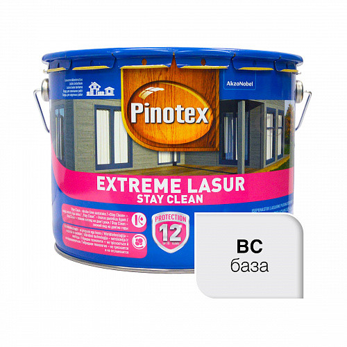 Просочення для дерева Pinotex Extreme Lasur самоочисне, безбарвне