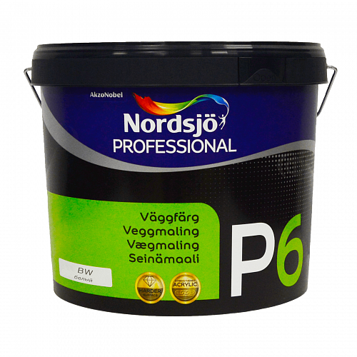 Акрилова фарба Sadolin Professional P6 для стін та стелі