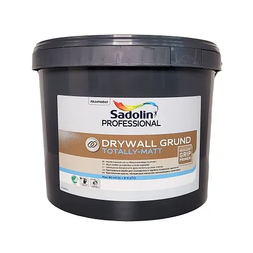 Ґрунтувальна фарба на водній основі Sadolin Professional Drywall Grund для стін та стелі