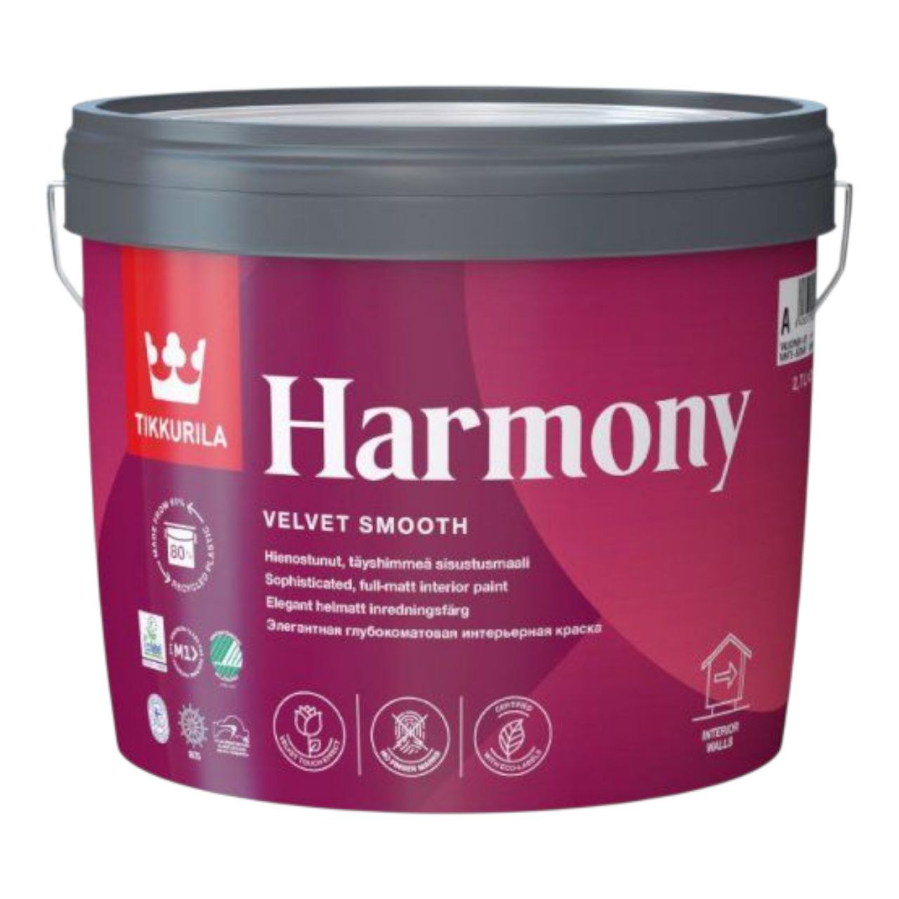Фарба Tikkurila Harmony (Тіккуріла Гармонія) Оксамитовий Матовий Ефект