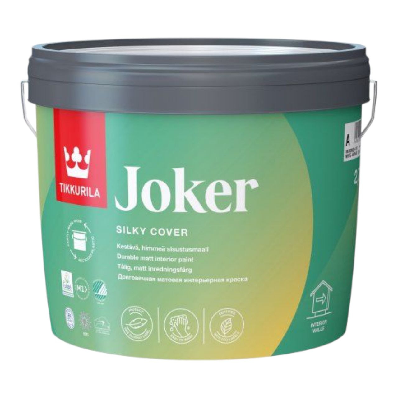 Фарба Tikkurila Joker — Екологічна, Шовковиста, Без Розчинників