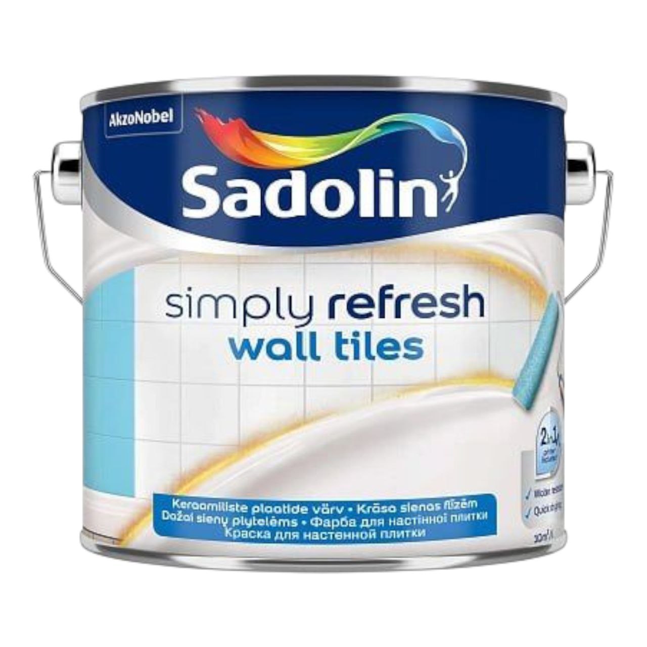 Фарба 2-в-1 Sadolin Simply Refresh Wall Tiles (Напівматова)