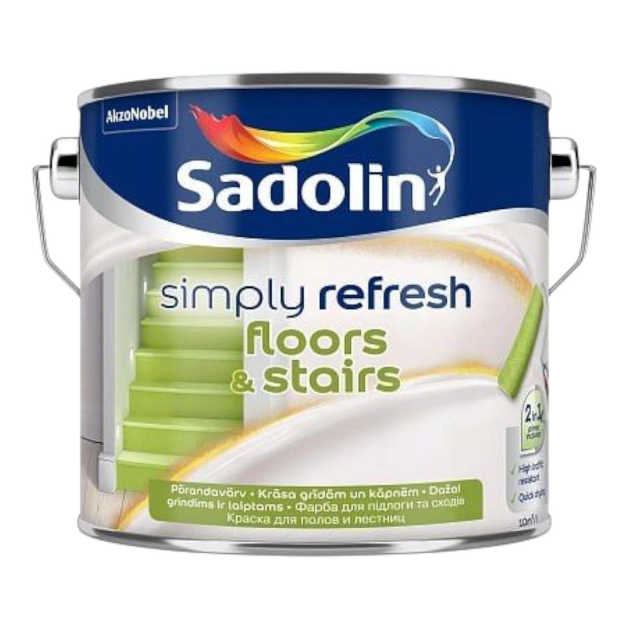 Фарба 2-в-1 Sadolin Simply Refresh Floors & Stairs (Напівматова)